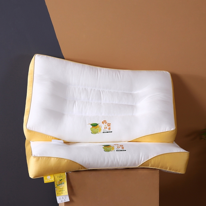 91家纺网 家纺一手货源 找家纺 20233新款柠檬vc枕枕头枕芯系列 檬寐以求