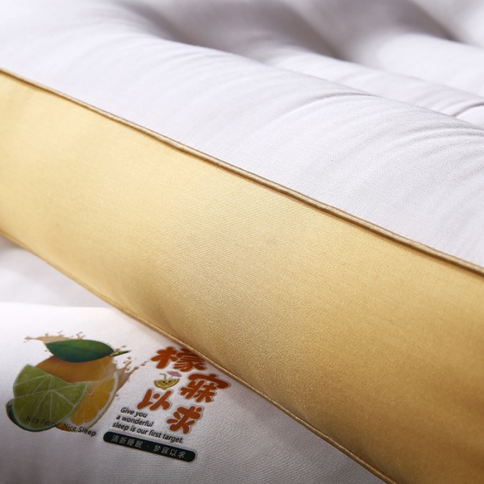 91家纺网 家纺一手货源 找家纺 20233新款柠檬vc枕枕头枕芯系列 檬寐以求