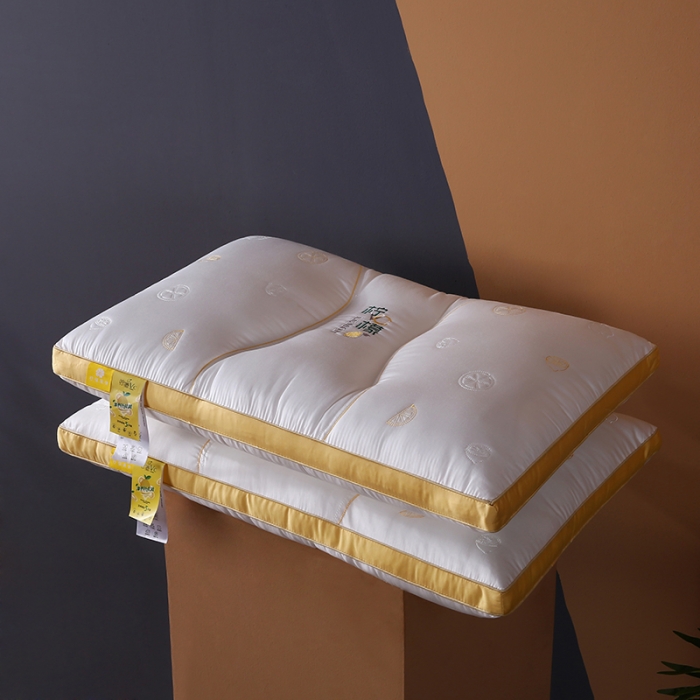 91家纺网 家纺一手货源 找家纺 2023新款柠檬vc枕枕头枕芯系列 柠檬