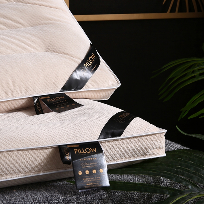 91家纺网 家纺一手货源 找家纺 2023新款玉米绒羽丝绒填充 三道绗缝枕枕头枕芯