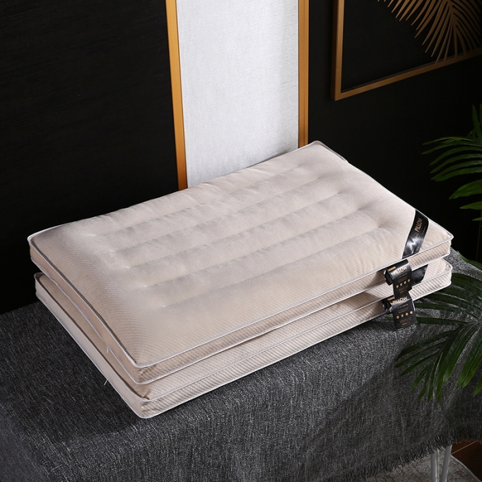 91家纺网 家纺一手货源 找家纺 2023新款玉米绒羽丝绒填充 三道绗缝枕枕头枕芯