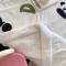 91家纺网 家纺一手货源 找家纺 美乐迪 2023新款牛奶绒毛毯 字母熊猫