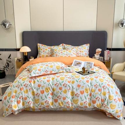 91家纺网 家纺一手货源 找家纺 （总）凌鼎 2025新款100%全棉生态磨毛四件套系列2