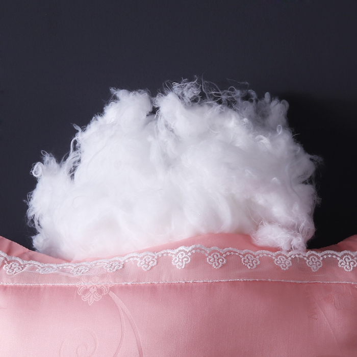 91家纺网 家纺一手货源 找家纺 2023新款牛奶枕头枕芯 牛奶丝立体粉