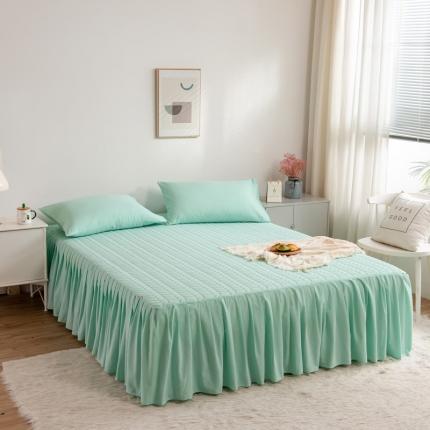 91家纺网 家纺一手货源 找家纺 （总）席世家 2023新款色织全棉加棉床裙