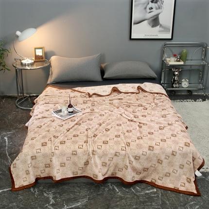 倩鹿 2023年新品法兰绒毯子午睡毯沙发盖毯空调毯 芬卡