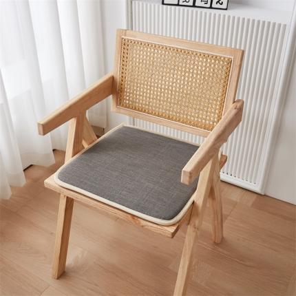 蔚意轩 2023新款海绵复合坐垫椅垫餐椅垫-方形 方形灰色