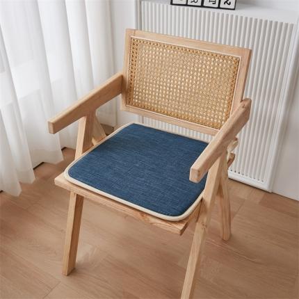 蔚意轩 2023新款海绵复合坐垫椅垫餐椅垫-方形 方形蓝色
