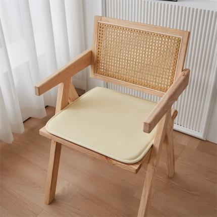 蔚意轩 2023新款海绵复合坐垫椅垫餐椅垫-方形 方形米色