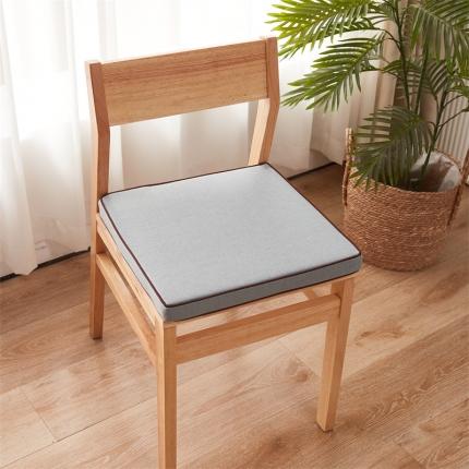 蔚意轩 2023新款乳胶坐垫椅垫餐椅垫（简约场景）乳胶坐垫灰色