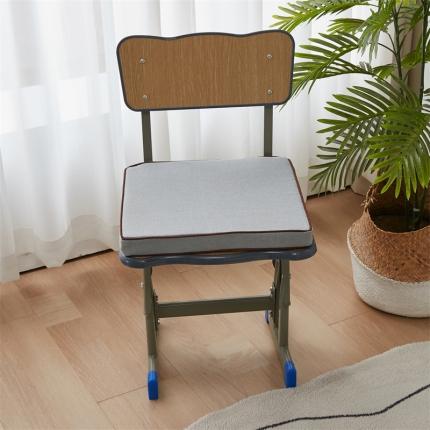蔚意轩 2023新款乳胶坐垫椅垫餐椅垫（学生场景）乳胶坐垫灰大