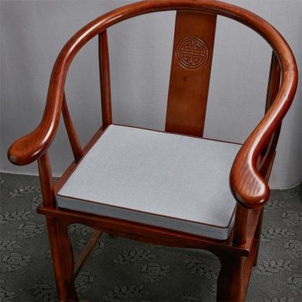 蔚意轩 2023新款乳胶坐垫椅垫餐椅垫（中式场景）乳胶坐垫灰色