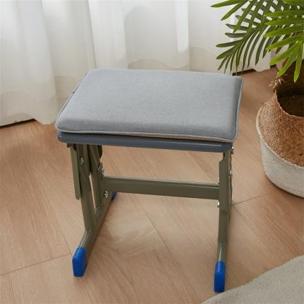 蔚意轩 2023新款方形记忆棉坐垫椅垫餐椅垫（学生场景）小号灰色