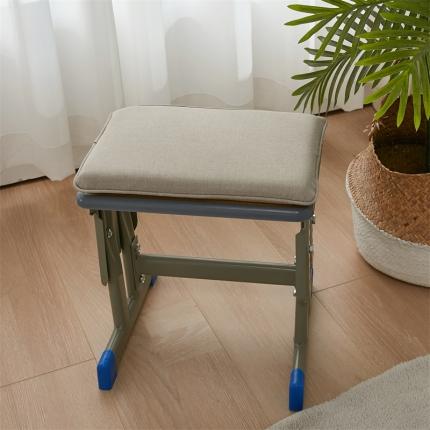 蔚意轩 2023新款方形记忆棉坐垫椅垫餐椅垫（学生场景）小号米色