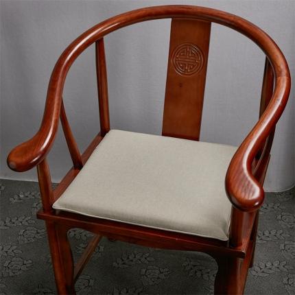 蔚意轩 2023新款方形记忆棉坐垫椅垫餐椅垫（中式场景）记忆棉米色