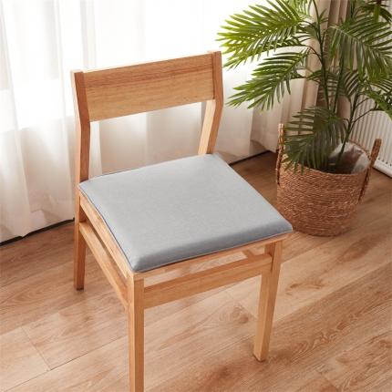 蔚意轩 2023新款记忆棉坐垫椅垫餐椅垫（日式简约场景）记忆棉灰色