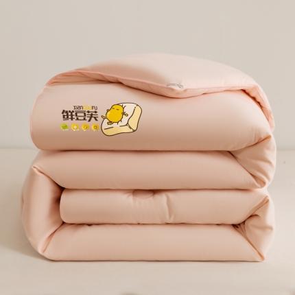 91家纺网 家纺一手货源 找家纺 （总）八方汇 2023新款冬被鲜豆芙小竺棉提花大豆被直播爆款被芯被子