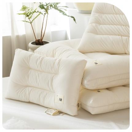 91家纺网 家纺一手货源 找家纺 （总）唯爱品 2026新款A类本棉护颈枕枕头枕芯 酒店枕护颈枕 记忆枕源头工厂  