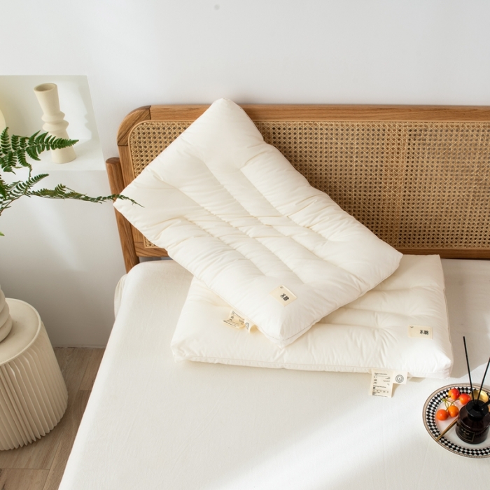 91家纺网 家纺一手货源 找家纺 （总）唯爱品 2026新款A类本棉护颈枕枕头枕芯 酒店枕护颈枕 记忆枕源头工厂  