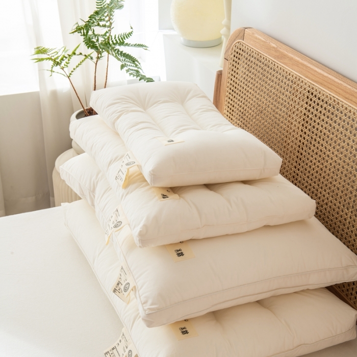 91家纺网 家纺一手货源 找家纺 唯爱品 2026新款A类本棉护颈枕枕头枕芯 记忆枕源头工厂 48*74cm/只 本棉 护颈 中枕