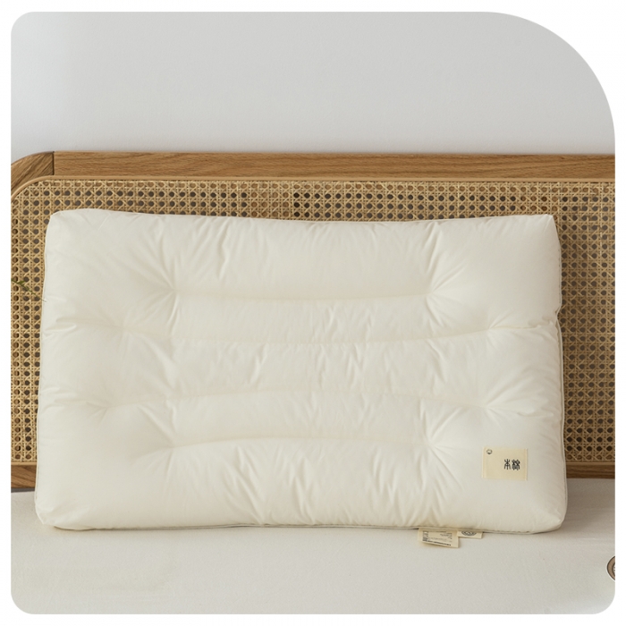 91家纺网 家纺一手货源 找家纺 唯爱品 2026新款A类本棉护颈枕枕头枕芯 记忆枕源头工厂 48*74cm/只 本棉 护颈 低枕