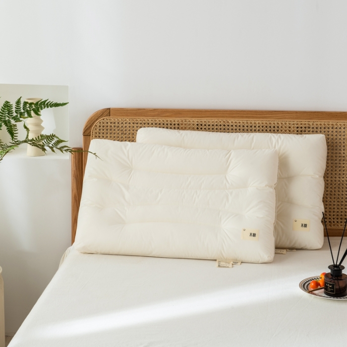 91家纺网 家纺一手货源 找家纺 唯爱品 2026新款A类本棉护颈枕枕头枕芯 记忆枕源头工厂 30*50cm/只 本棉护颈枕 儿童枕