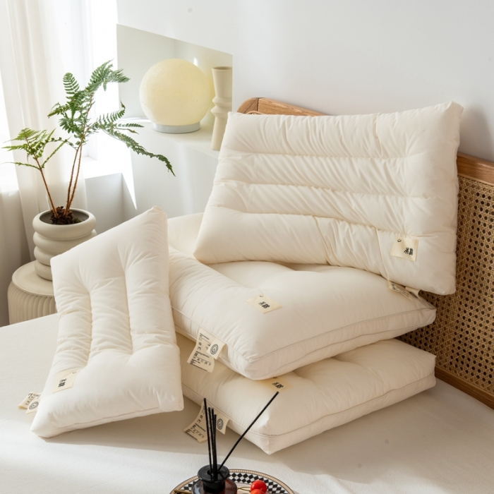 91家纺网 家纺一手货源 找家纺 唯爱品 2026新款A类本棉护颈枕枕头枕芯 记忆枕源头工厂 30*50cm/只 本棉护颈枕 儿童枕