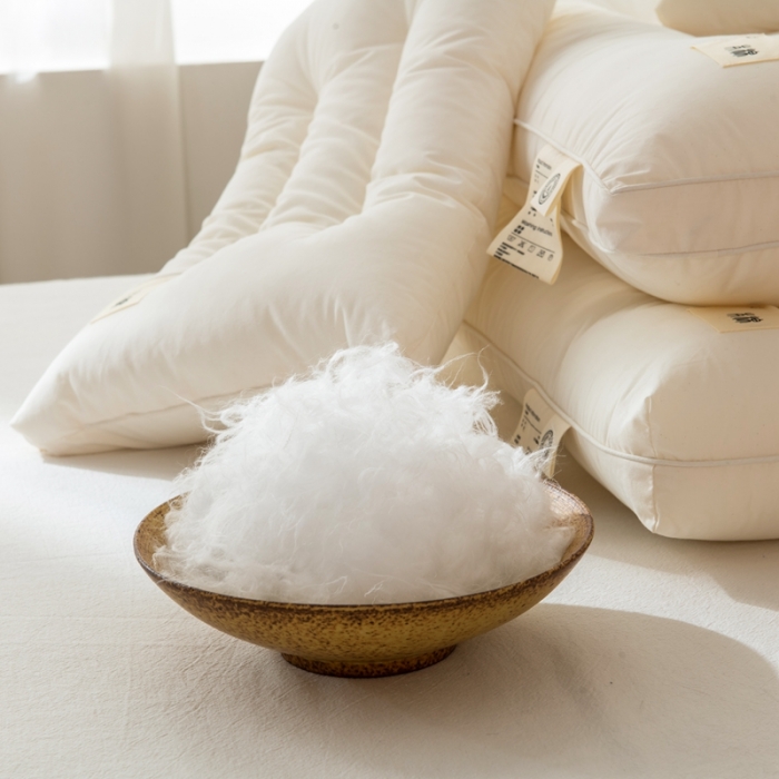 91家纺网 家纺一手货源 找家纺 唯爱品 2026新款A类本棉护颈枕枕头枕芯 记忆枕源头工厂 30*50cm/只 本棉护颈枕 儿童枕