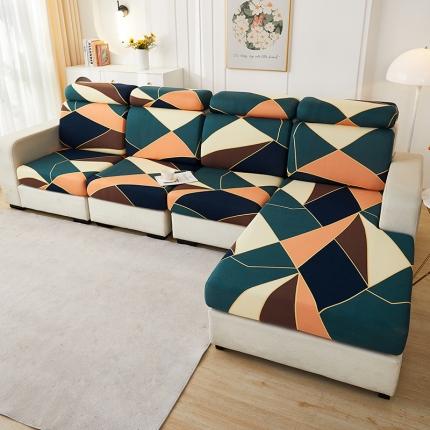 91家纺网 家纺一手货源 找家纺 （总）逐日沙发套2023新款牛奶丝印花沙发笠