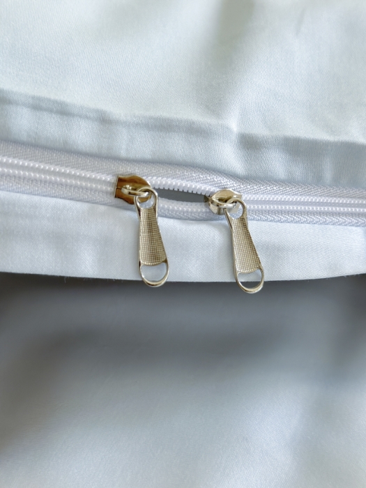 91家纺网 家纺一手货源 找家纺 618家纺 2023新款100支北欧长绒棉单品系列 枕套 纯色冰蓝