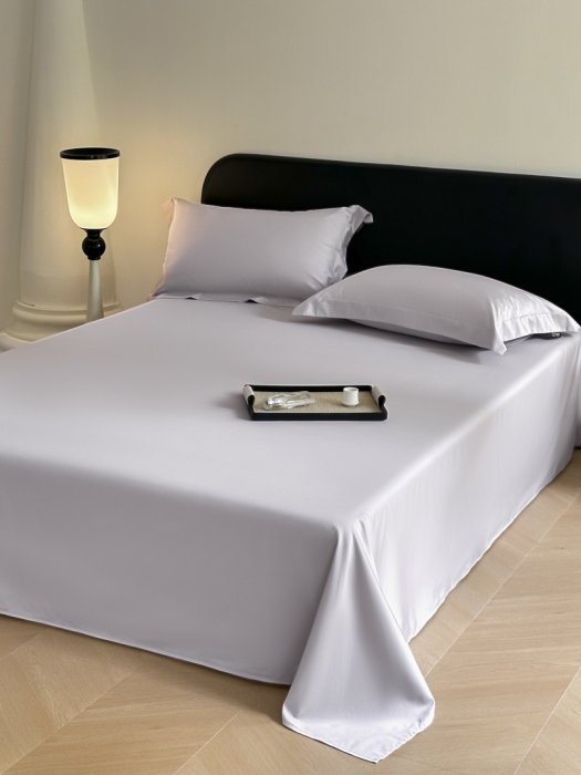 91家纺网 家纺一手货源 找家纺 618家纺 2023新款100支北欧长绒棉单品系列 枕套 纯色薰衣草