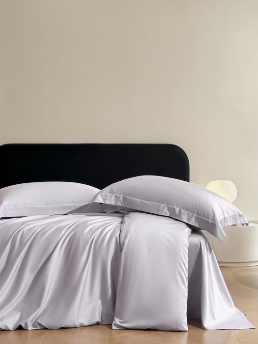 91家纺网 家纺一手货源 找家纺 618家纺 2023新款100支北欧长绒棉单品系列 枕套 纯色薰衣草