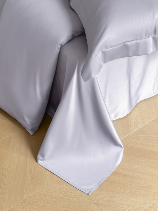 91家纺网 家纺一手货源 找家纺 618家纺 2023新款100支北欧长绒棉单品系列 枕套 纯色紫灰