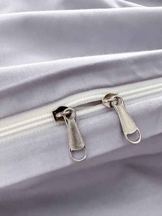 91家纺网 家纺一手货源 找家纺 618家纺 2023新款100支北欧长绒棉单品系列 枕套 纯色紫灰