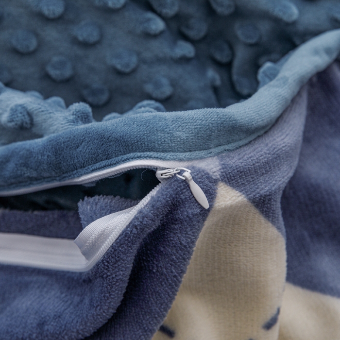 91家纺网 家纺一手货源 找家纺 青竹苑2023新款床盖款四件套牛奶绒夹棉床盖宝宝绒豆豆被套学生三件套 绅士品格