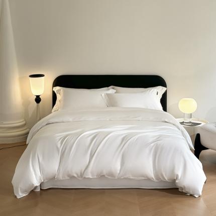618家纺 2023新款100支北欧长绒棉单被套 纯色本白