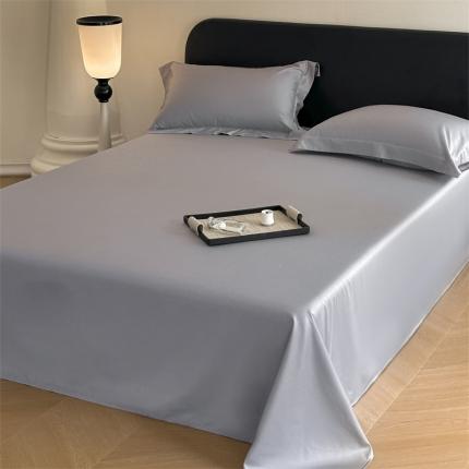 618家纺 2023新款100支北欧长绒棉单床单 纯色火山灰