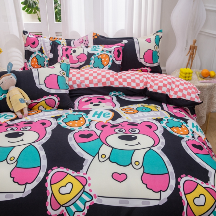 91家纺网 家纺一手货源 找家纺 （总）2023新款亲肤棉美棉芦荟棉四件套美棉（8月）新花色