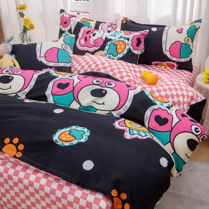 91家纺网 家纺一手货源 找家纺 （总）2023新款亲肤棉美棉芦荟棉四件套美棉（8月）新花色