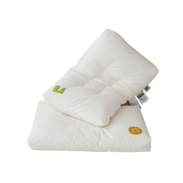 91家纺网 家纺一手货源 找家纺 唯爱品 2026新款60S全棉A类无荧光卡通云柔枕枕头枕芯 记忆枕源头工厂 30*50cm/只 彩虹儿童云柔枕