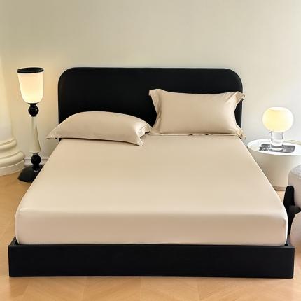 91家纺网 家纺一手货源 找家纺 618家纺 2023新款100支北欧长绒棉单床笠 雪咖