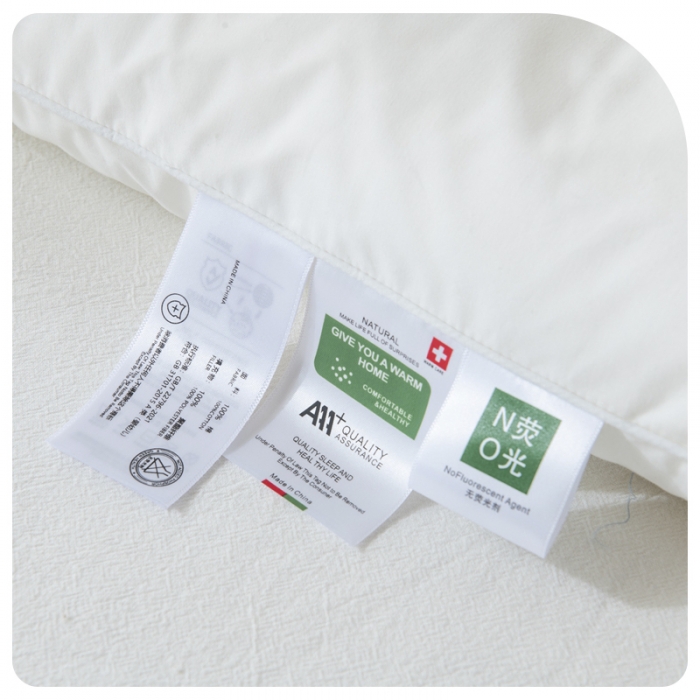 91家纺网 家纺一手货源 找家纺 唯爱品 2026新款60S全棉A类无荧光卡通云柔枕枕头枕芯 记忆枕源头工厂 40*60cm/只 彩虹学生云柔枕