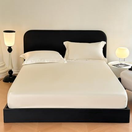 618家纺 2023新款100支北欧长绒棉单床笠 元气白桃