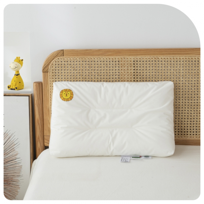 91家纺网 家纺一手货源 找家纺 唯爱品 2026新款60S全棉A类无荧光卡通云柔枕枕头枕芯 记忆枕源头工厂 40*60cm/只 小狮子学生云柔枕