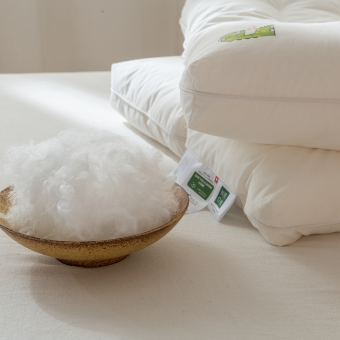 91家纺网 家纺一手货源 找家纺 唯爱品 2026新款60S全棉A类无荧光卡通云柔枕枕头枕芯 记忆枕源头工厂 40*60cm/只 小兔子学生云柔枕