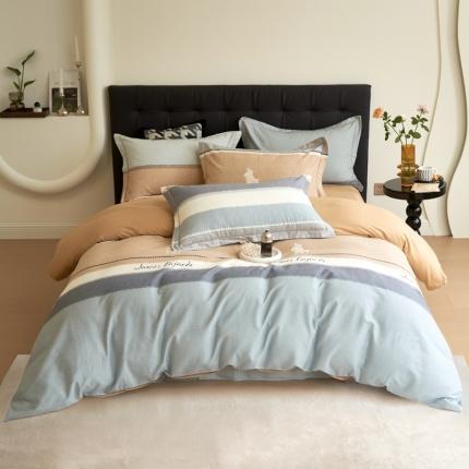 91家纺网 家纺一手货源 找家纺 （总）希文 2023新款全棉生态磨毛四件套