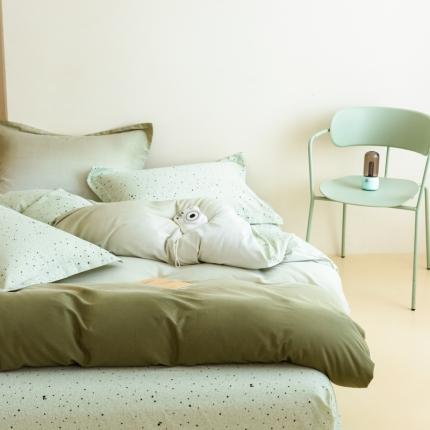 91家纺网 家纺一手货源 找家纺 （总）印季 2024新款渐变过江寒混纺磨毛四件套