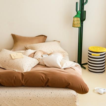 91家纺网 家纺一手货源 找家纺 （总）印季 2024新款渐变过江寒混纺磨毛四件套