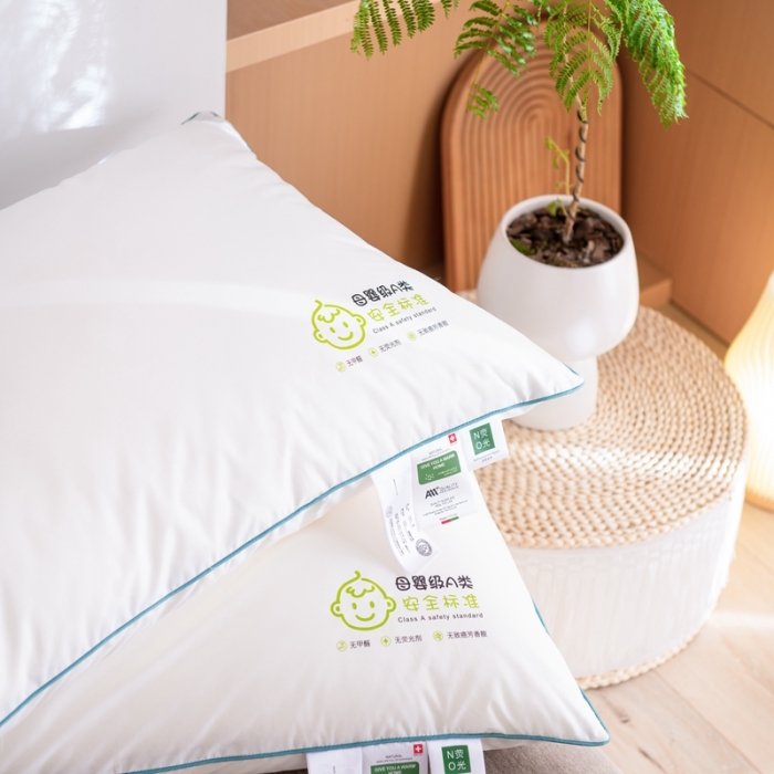 91家纺网 家纺一手货源 找家纺 唯爱品 2026新款A类无荧光云柔枕枕头枕芯 记忆枕源头工厂 48*74cm/只 无荧光云柔枕-低