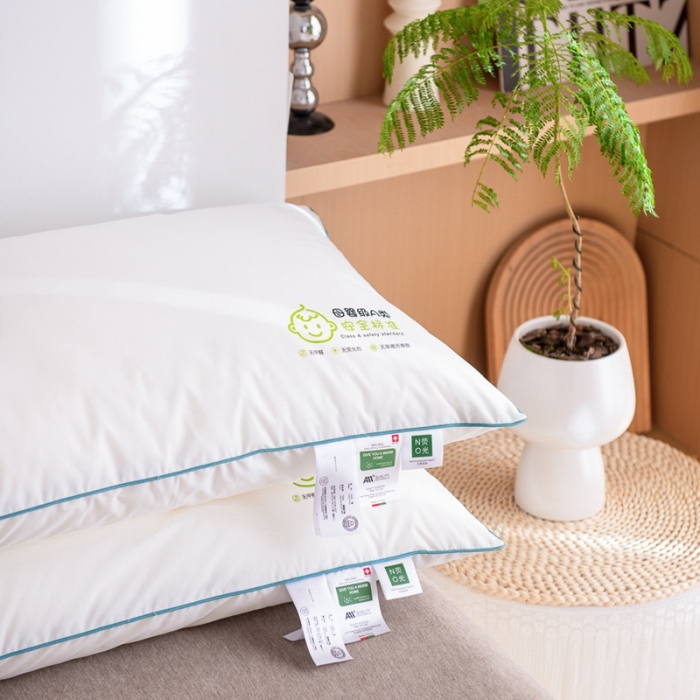 91家纺网 家纺一手货源 找家纺 唯爱品 2026新款A类无荧光云柔枕枕头枕芯 记忆枕源头工厂 48*74cm/只 无荧光云柔枕-低